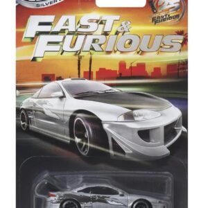 Hot Wheels 1:64 Scale Toy Car, Silver Series Fast & Furious - 1995 Mitsubhishi Eclipse